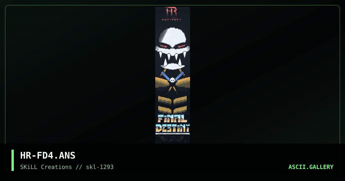 HR-FD4.ANS, by hell raiser, 1993