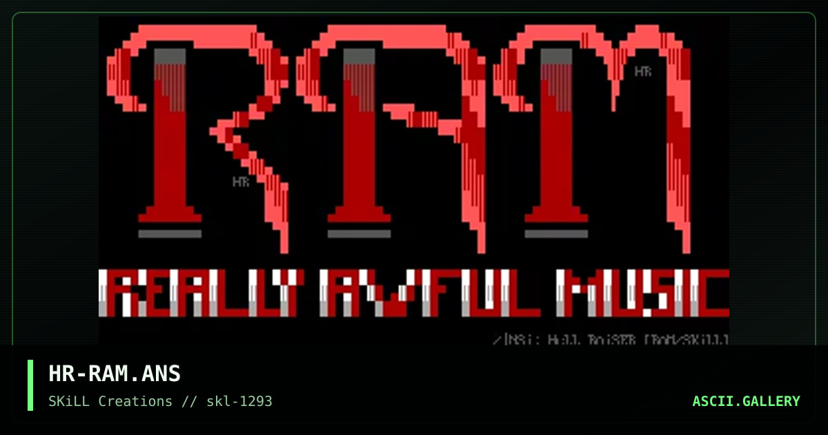 HR-RAM.ANS, by hell raiser, 1993
