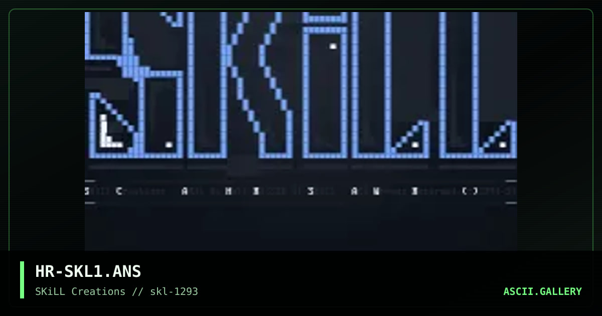 HR-SKL1.ANS, by hell raiser, 1993