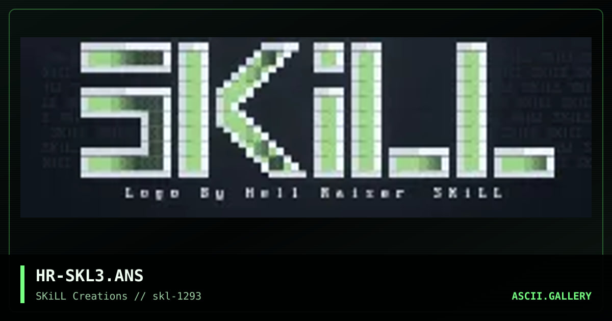 HR-SKL3.ANS, by hell raiser, 1993