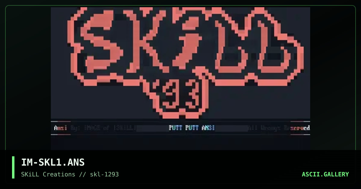 IM-SKL1.ANS, by image, 1993