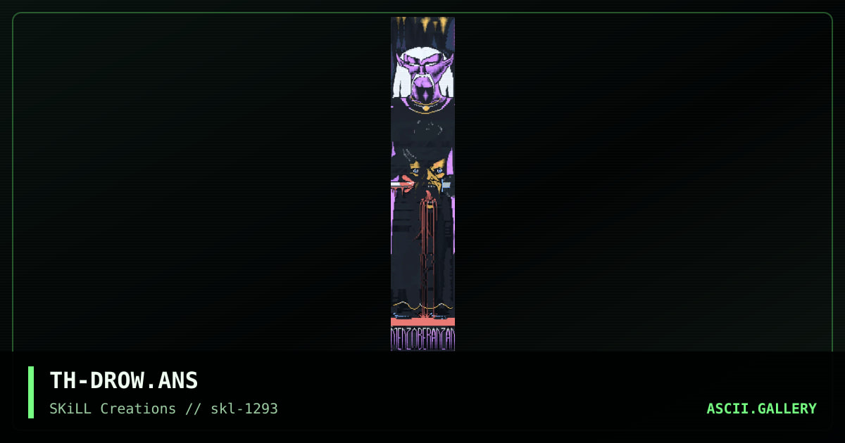 TH-DROW.ANS, by thor, 1993