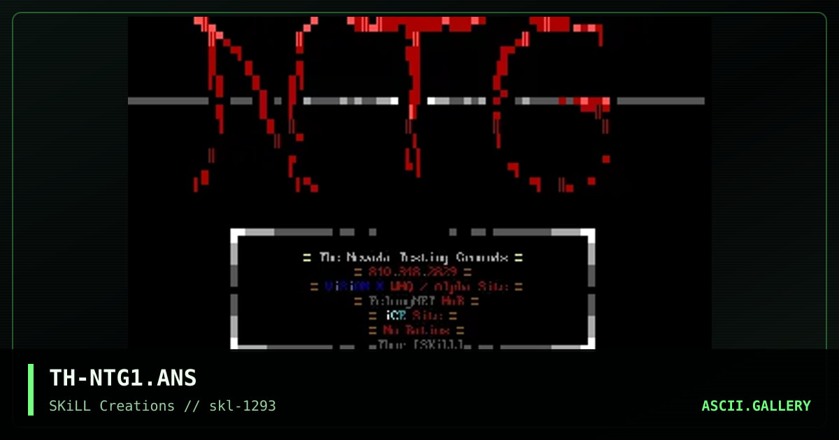 TH-NTG1.ANS, by thor, 1993