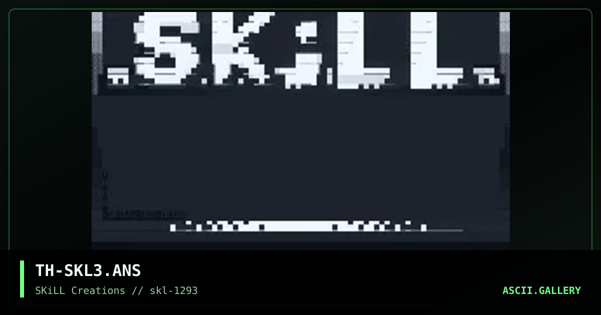 TH-SKL3.ANS, by thor, 1993
