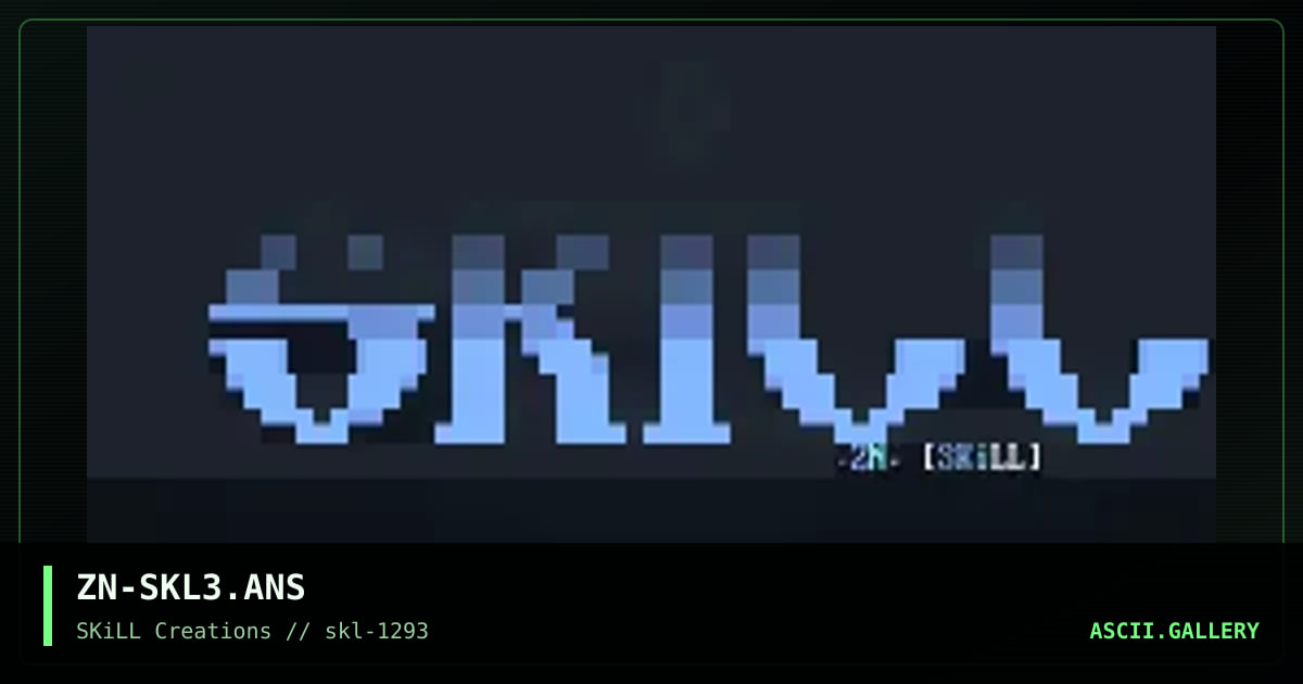 ZN-SKL3.ANS, by zeppelin, 1993