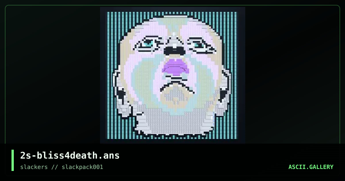 bliss4death, by 2stoned, 2025