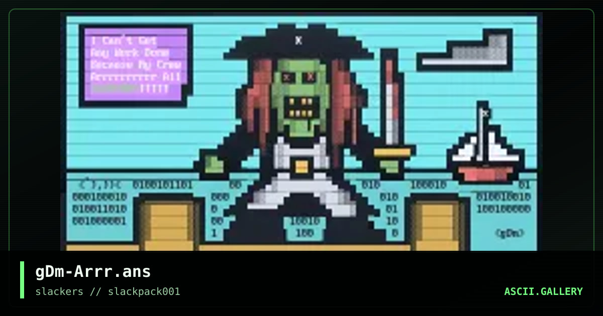 ARRR, by gngrdr3dm4n, 2025