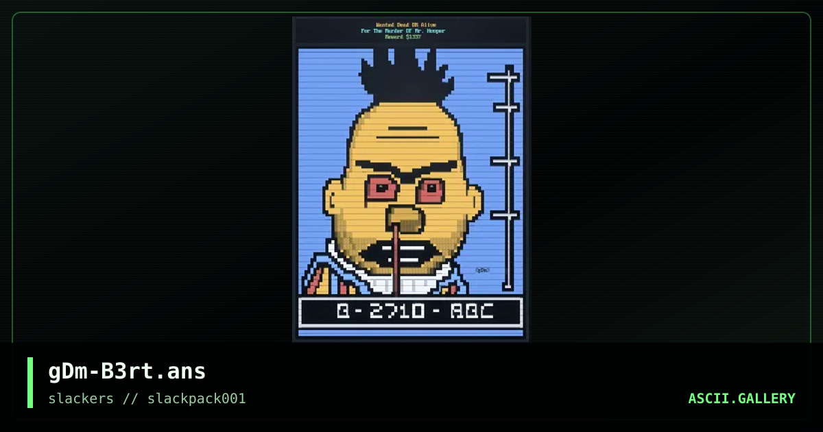 Bert is evil, by gngrdr3dm4n, 2025