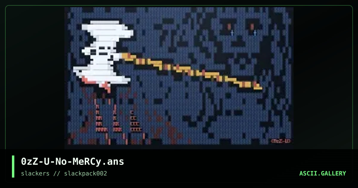 No_MeRCy, by 0zz-u, 2025