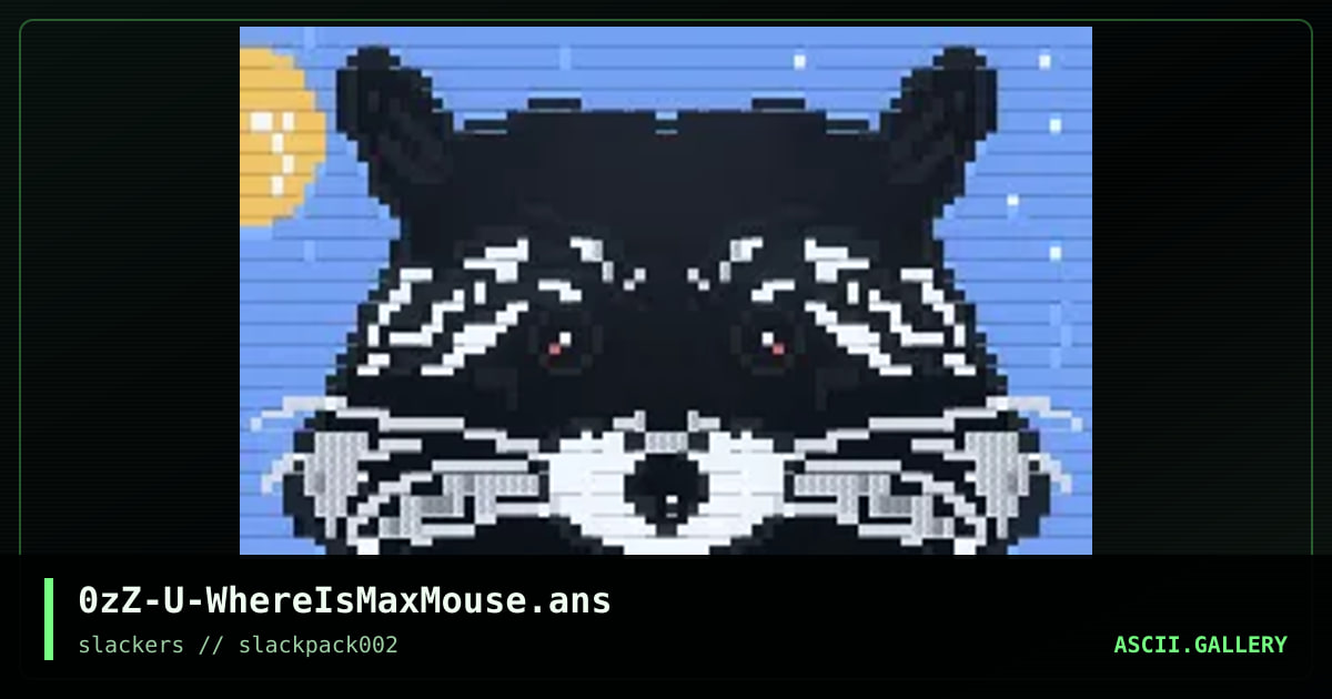 Where_is_MaxMouse, by 0zz-u, 2025