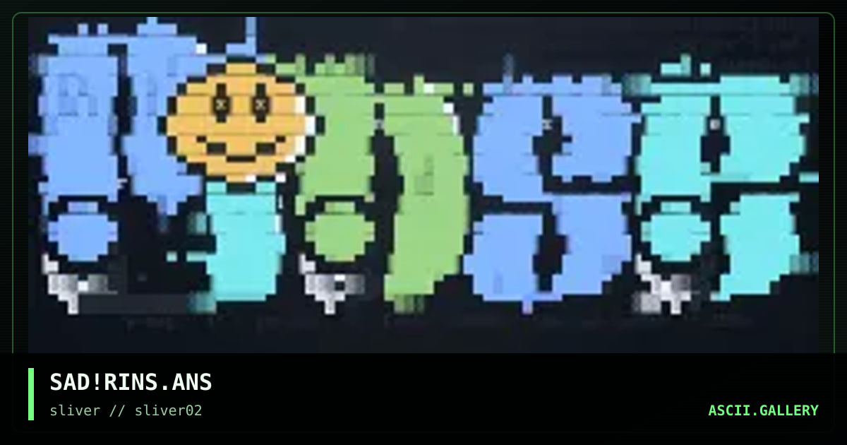 SAD!RINS.ANS, by the sad jester, 1997