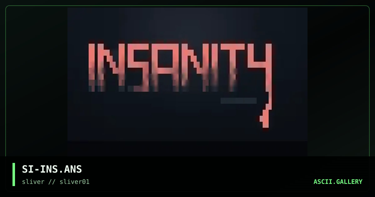 insanity, by sadistic intent, 1997