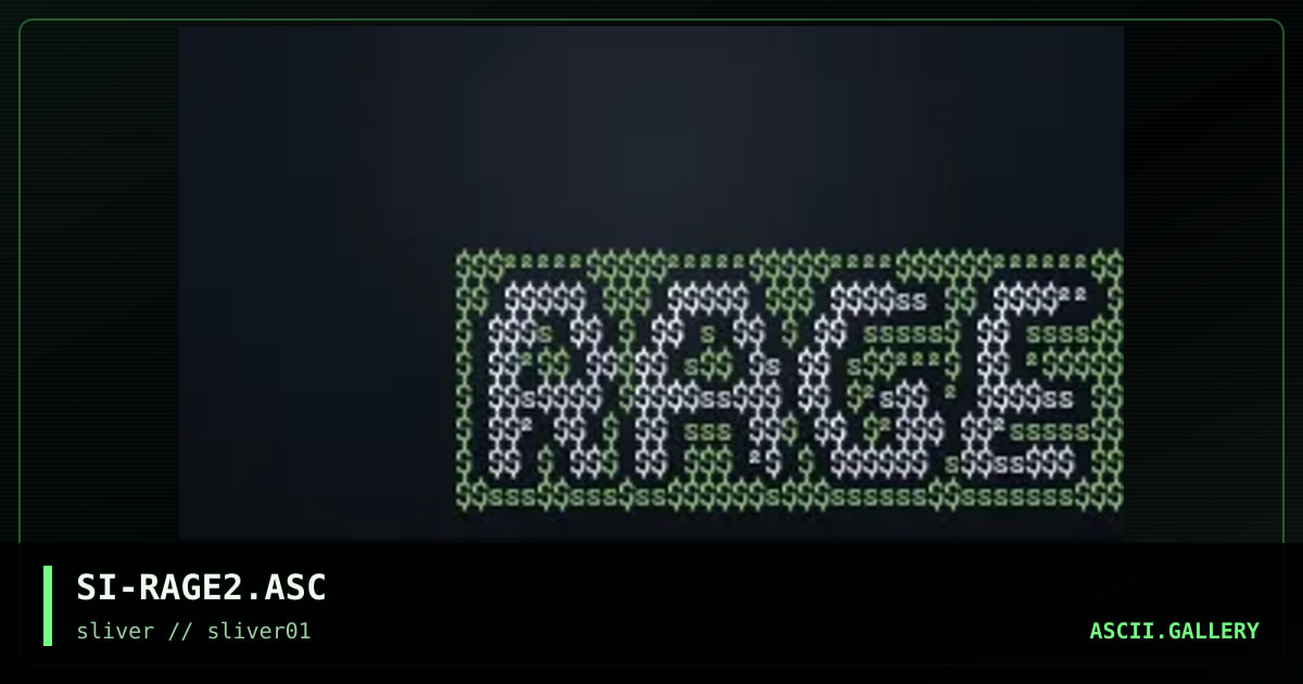 rage, by sadistic intent, 1997