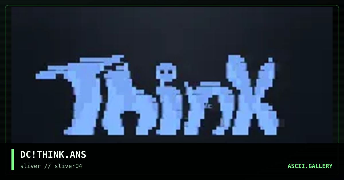 think man!?, by digital christ, 1997