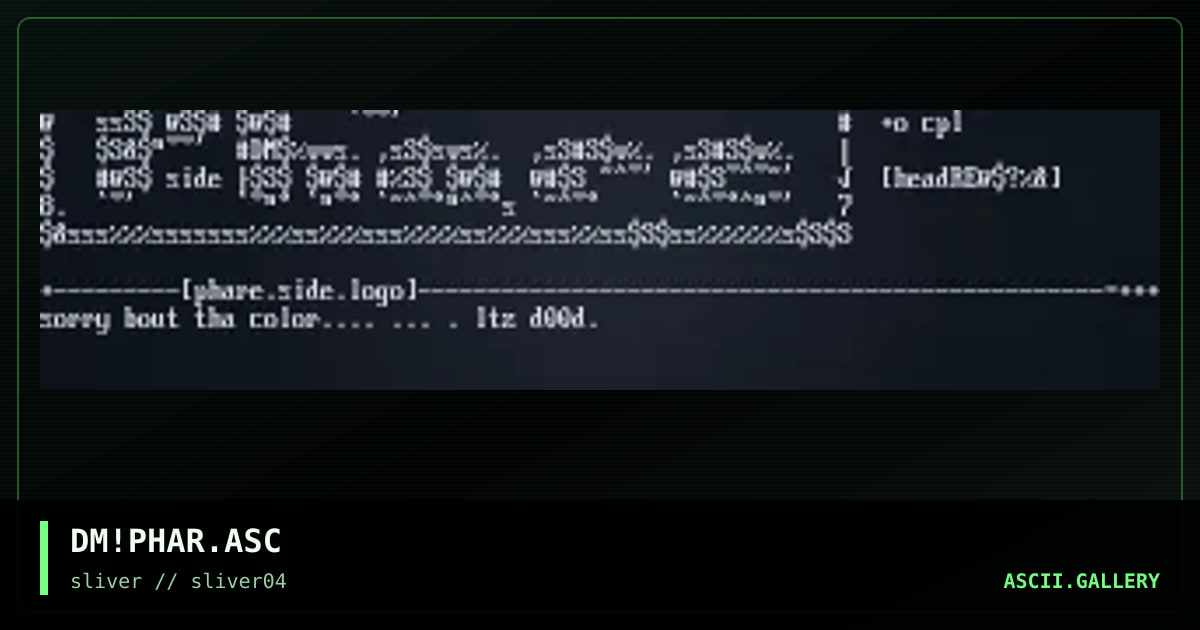 DM!PHAR.ASC, by demolisher, 1997