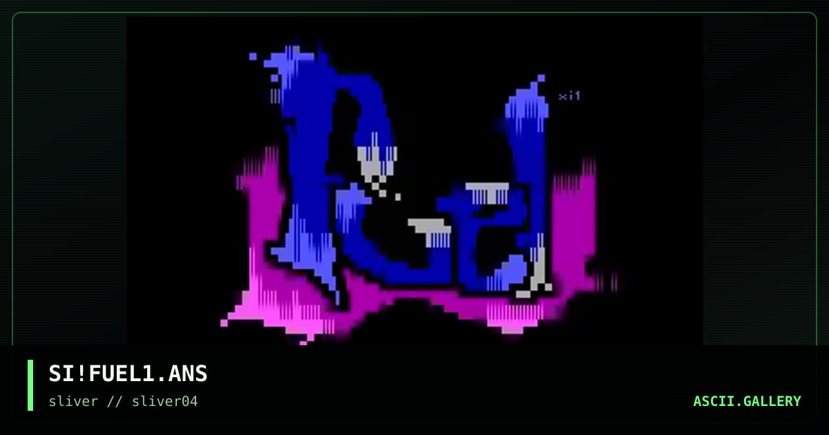SI!FUEL1.ANS, by sadistic intent, 1997