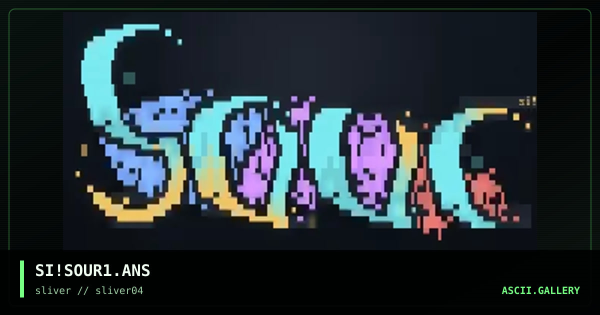 SI!SOUR1.ANS, by sadistic intent, 1997