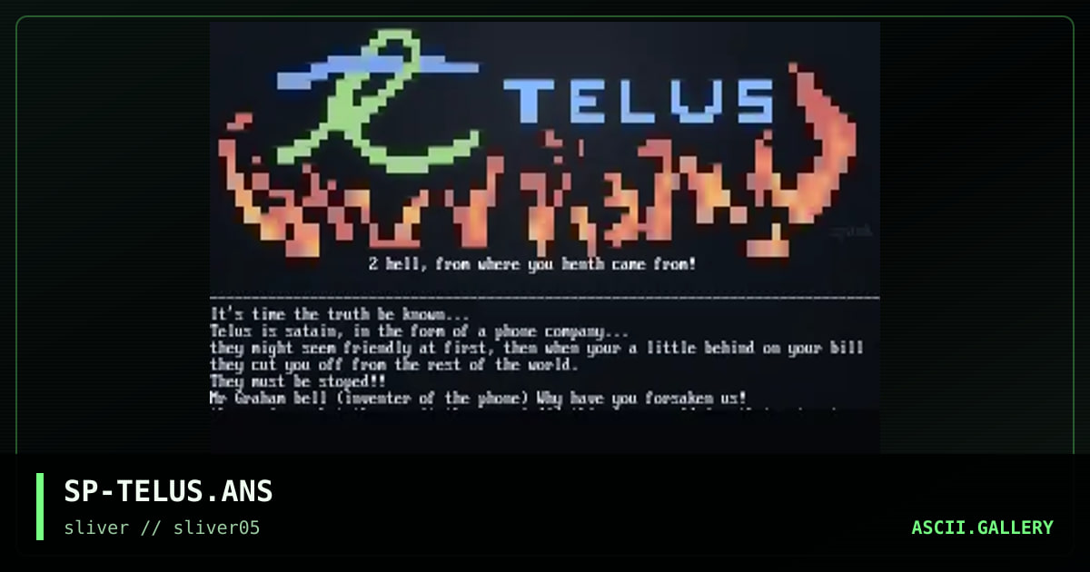 anti-telus!, by spank, 1997