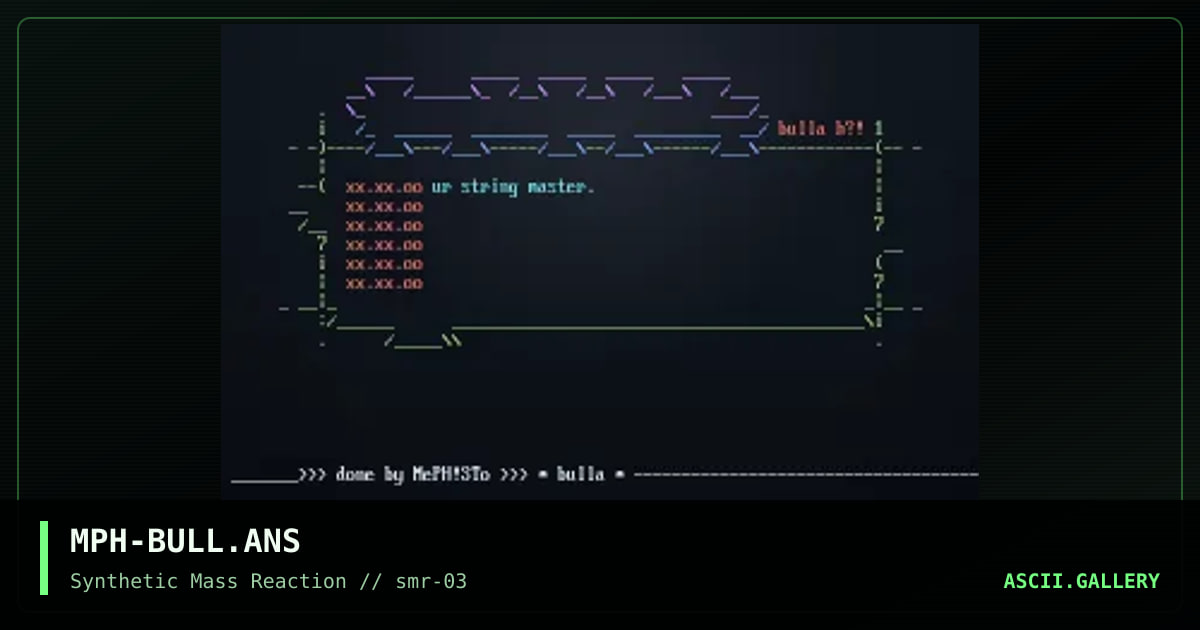 MPH-BULL.ANS, by mephisto, 2000