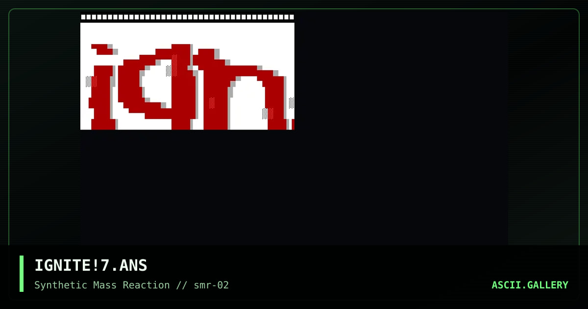 IGNITE!7.ANS, by smr, 2000