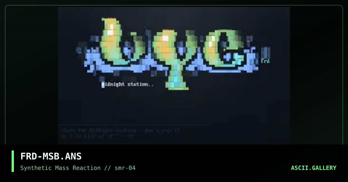 bye logo 4 MidNight station, by frodo, 2001