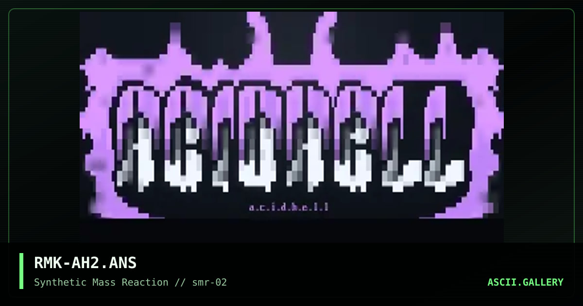 acidhell logo, by rumik, 2000