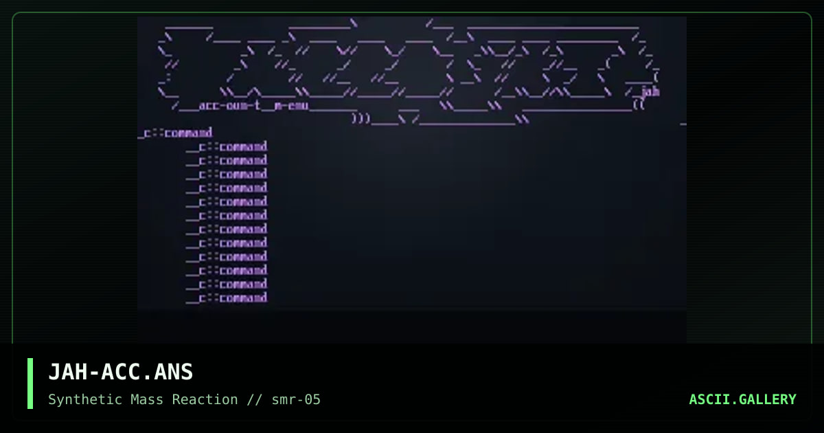account menu, by jah, 2001