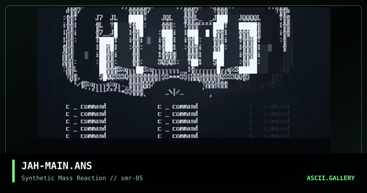 main menu, by jah, 2001