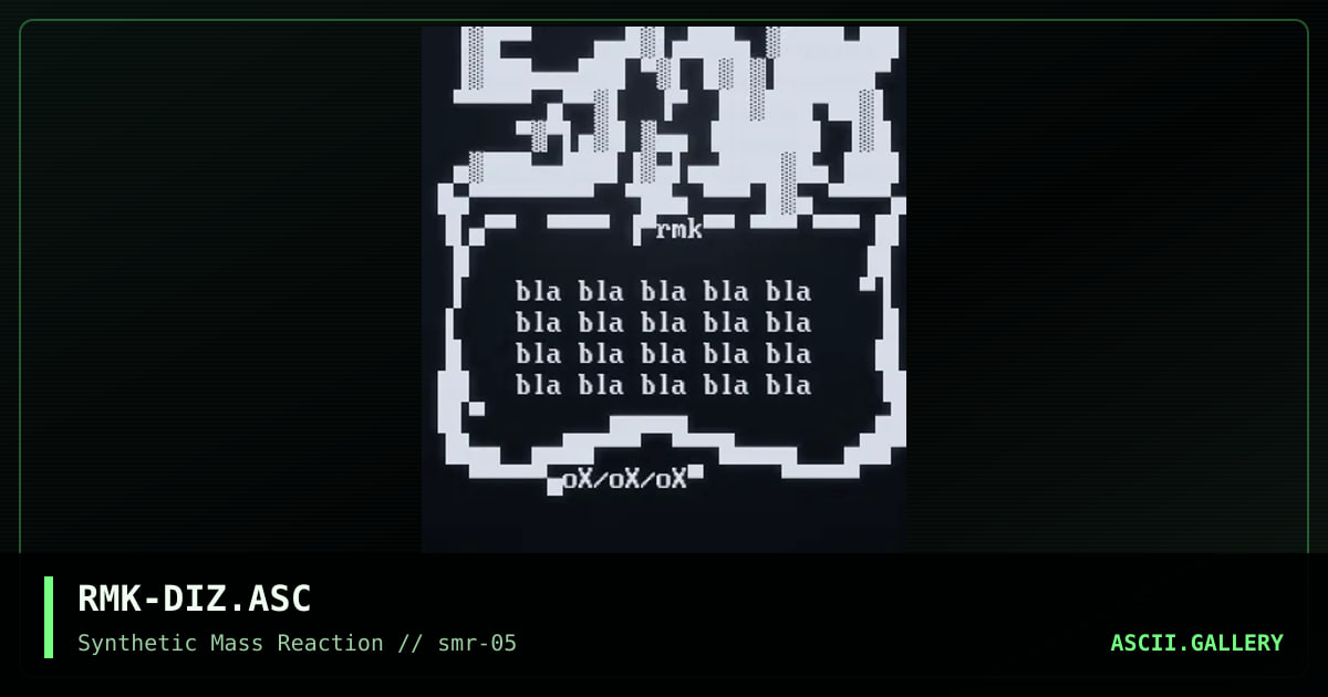 RMK-DIZ.ASC, by rumik, 2001