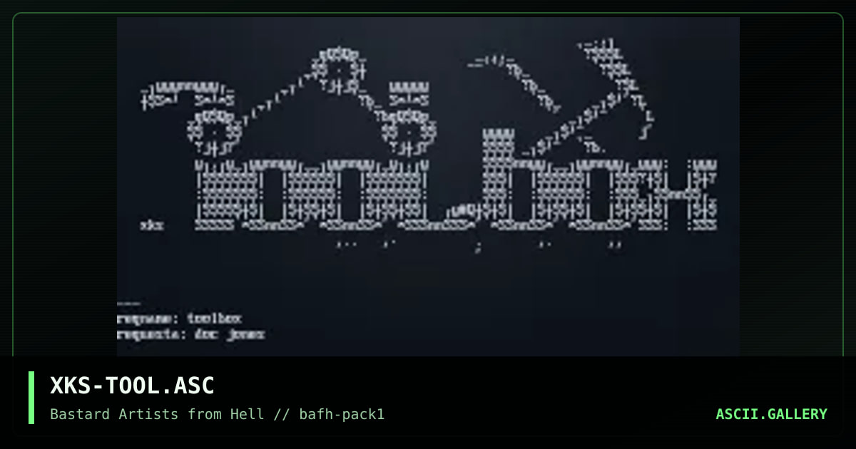 toolbox, by xkeys, 2001