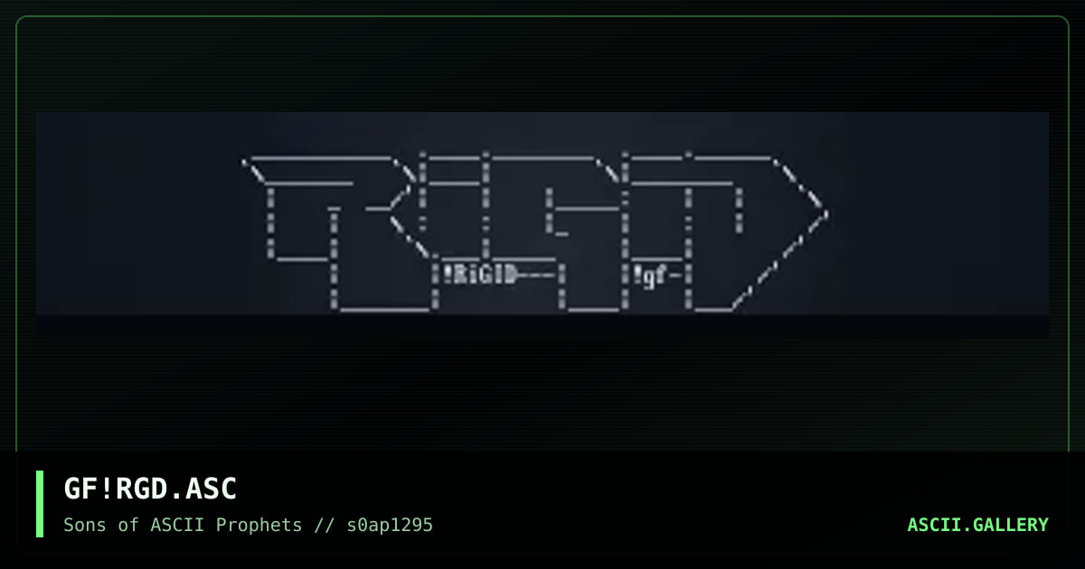 RGD, by grifter, 1995