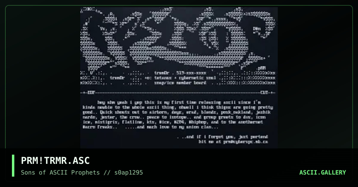 tremOrz`'+, by prism, 1995