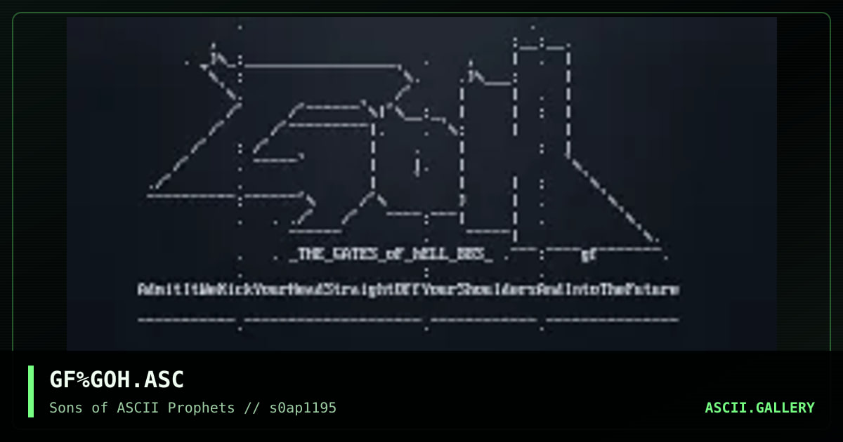 Gates of Hell, by grifter, 1995