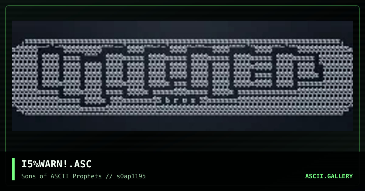 so the group is dead, by isotope, 1995