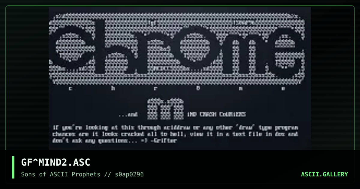 hi , i love chrome :), by grifter, 1996