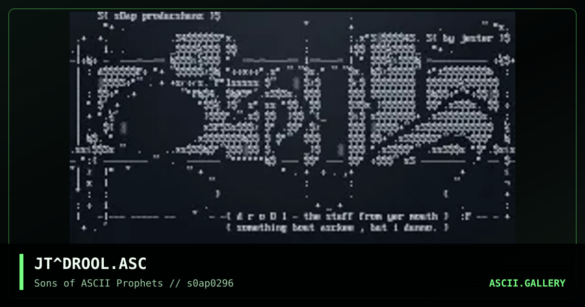 drOol .. yeah, by jester, 1996