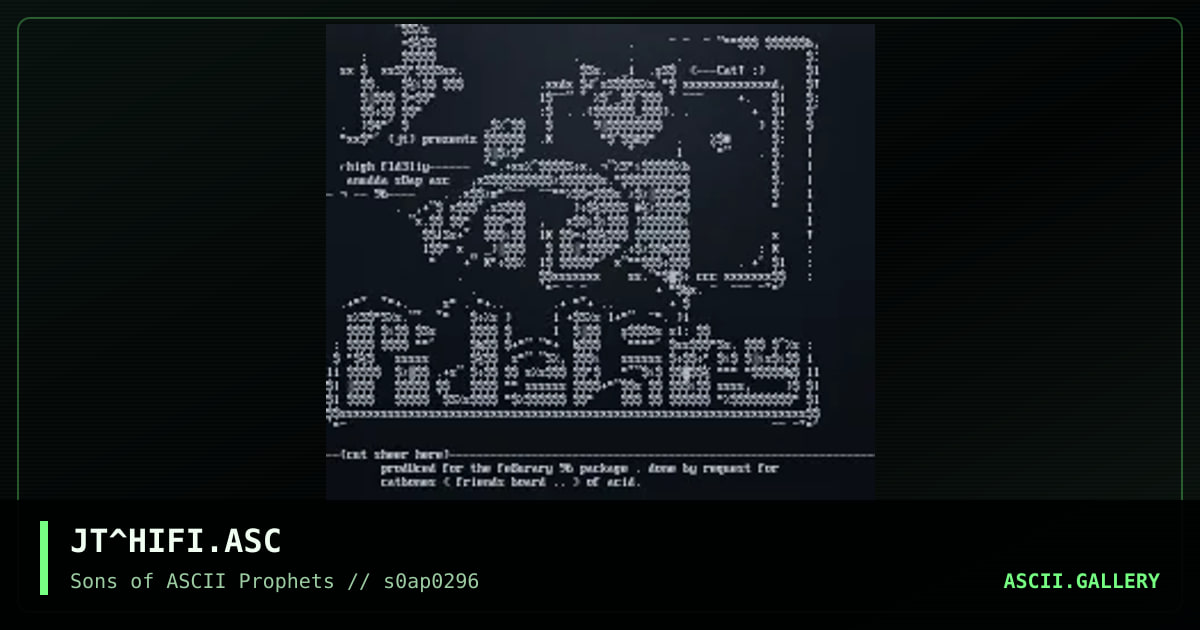 hi-fid3lity!?, by jester, 1996