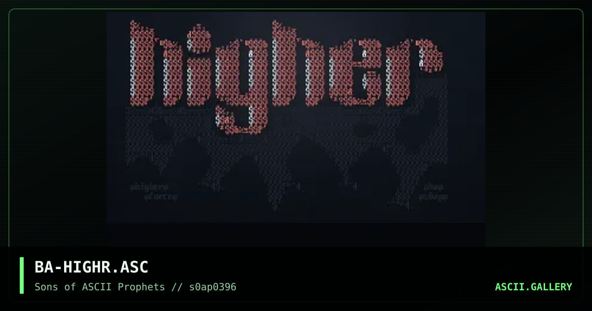 higher .., by bambooz, 1996