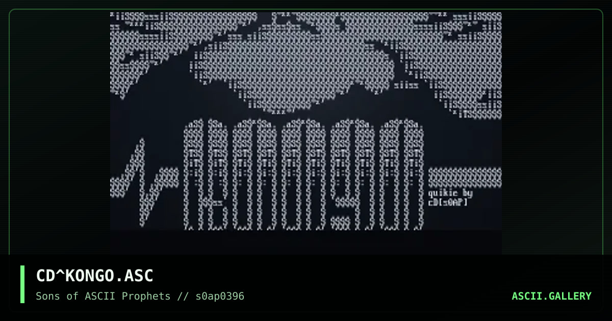 kongo!?, by creaping death, 1996
