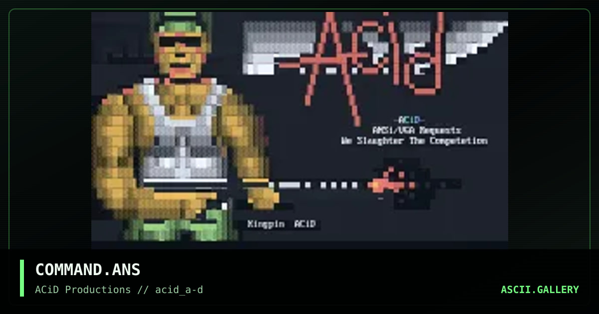 COMMAND.ANS, by kingpin, 1990
