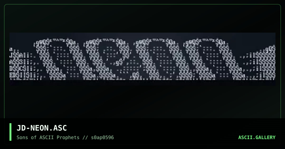 neOn, by jaded, 1996