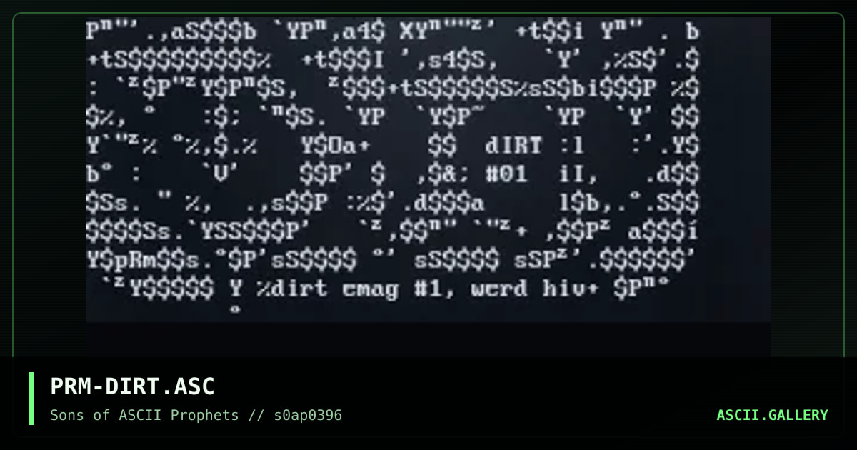 doit^dIz`'+, by prism, 1996
