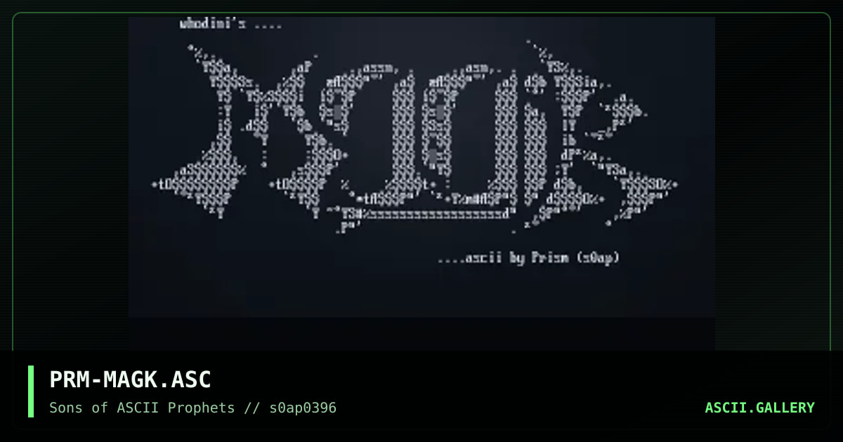 magIk`'+, by prism, 1996