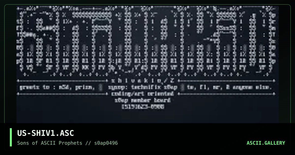 shIvakIo`'+, by prism, technifix, 1996