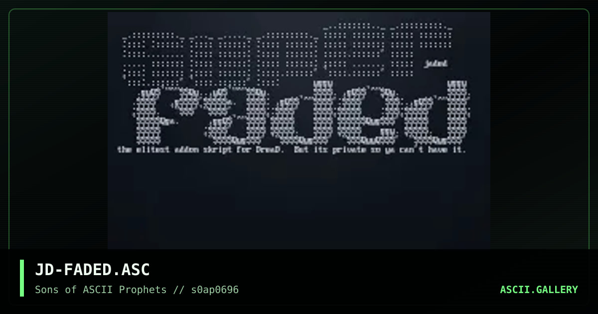 sOUPUH pHAYDUHDz, by jaded, 1996