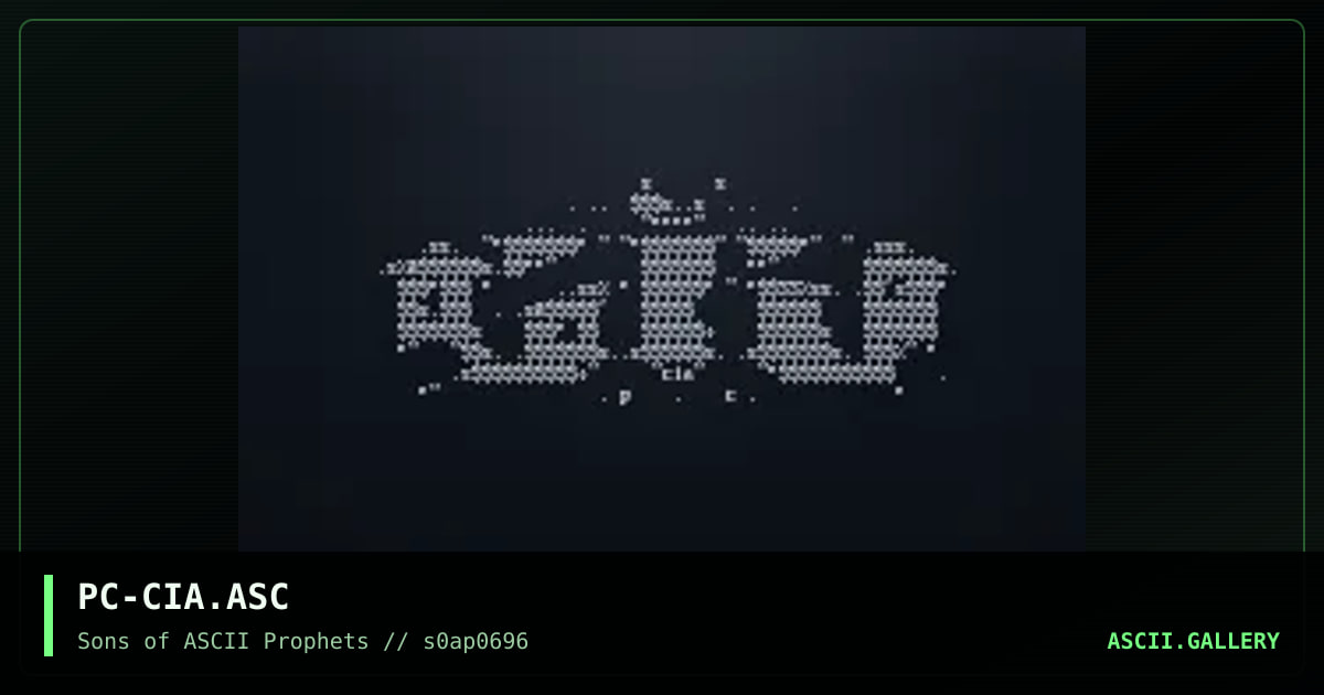 cIa  +, by phatcap, 1996