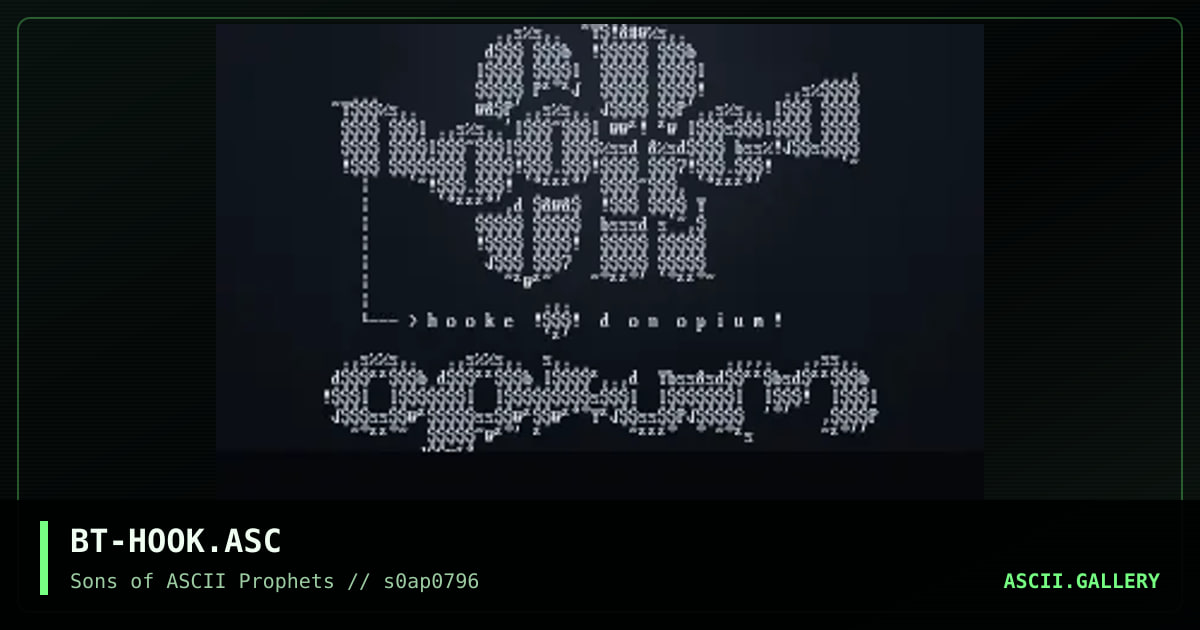 Hooked On Opium, by bibitte, 1996