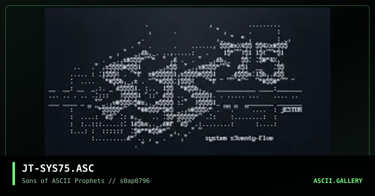 system 75, by jestor, 1996