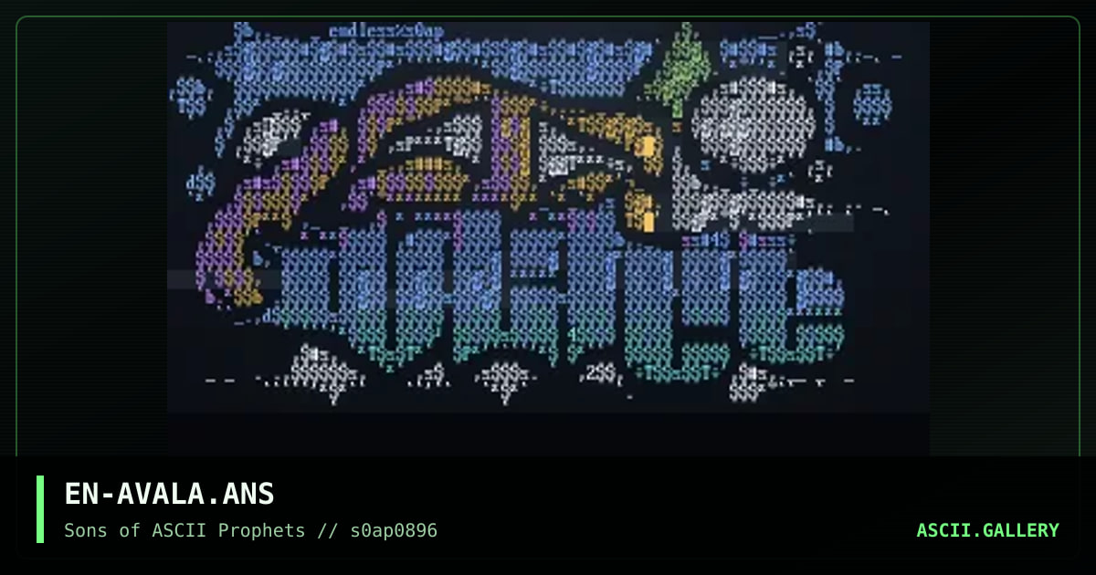 Avalanche, by endless nameless, 1996