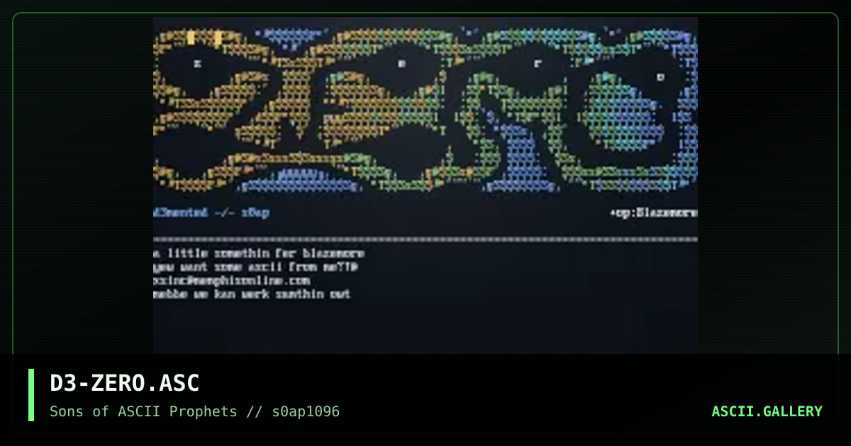 zero, by demented, 1996